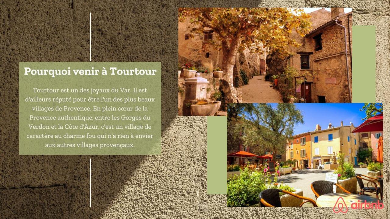 Chambres En Campagne Tourtour Bagian luar foto